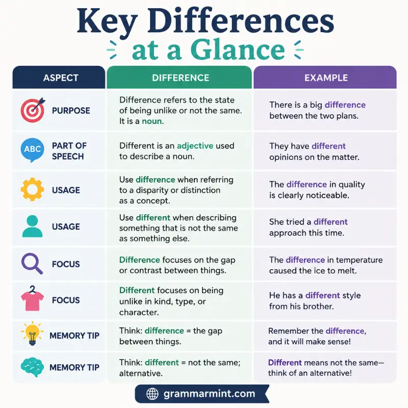 Key Differences at a Glance