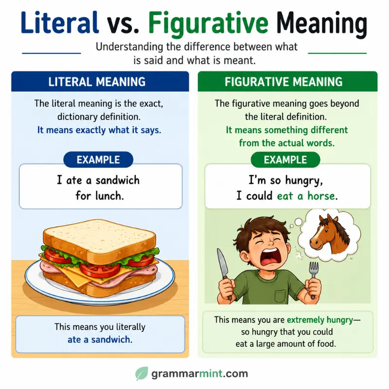 Literal vs. Figurative Meaning