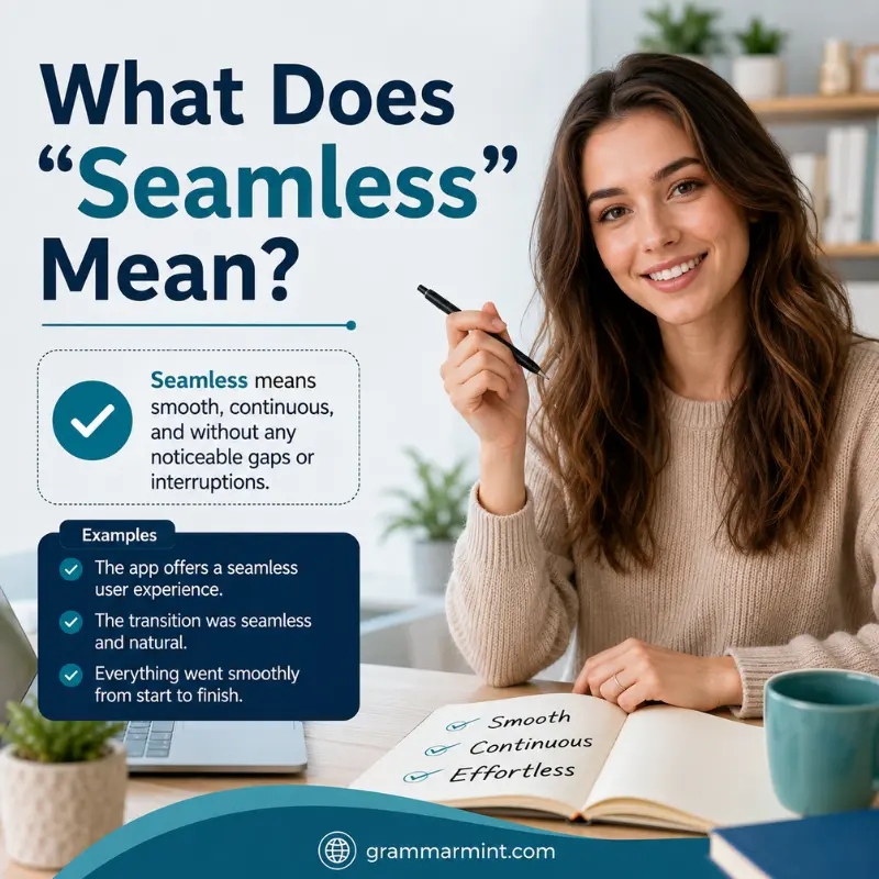 What Does “Seamless” Mean?