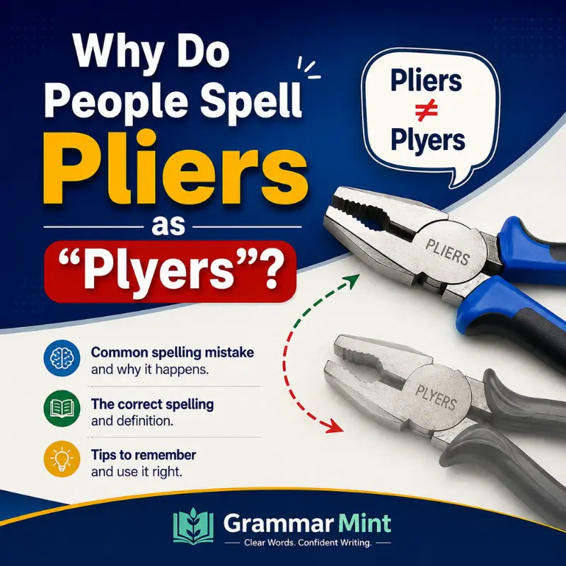 Why Do People Spell Pliers as “Plyers”?