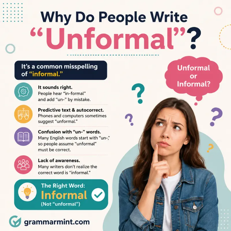 Why Do People Write “Unformal”?