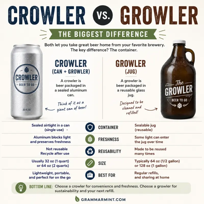 Crowler vs. Growler: The Biggest Difference
