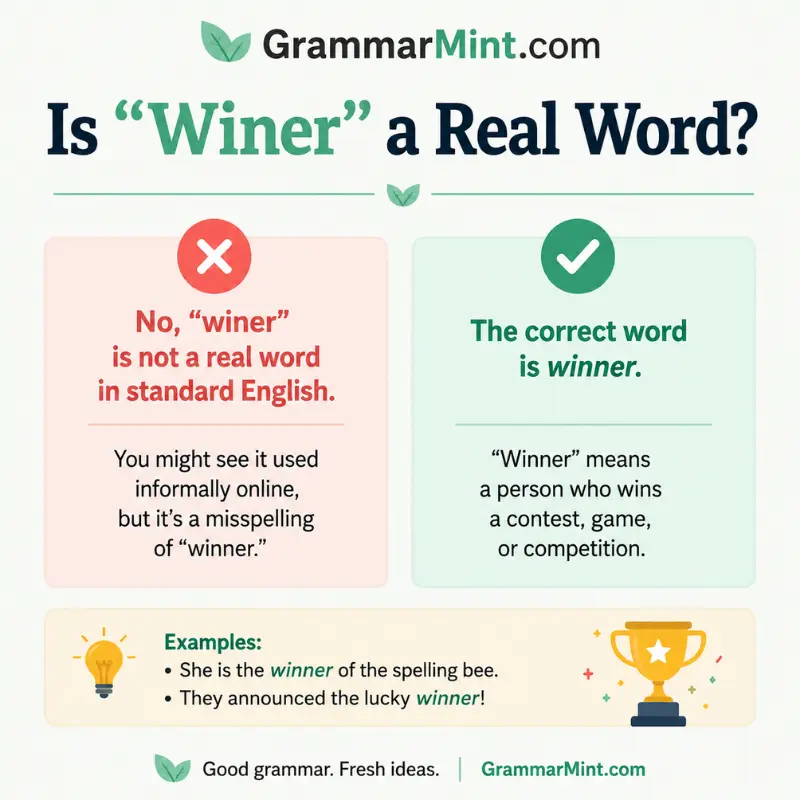 Is “Winer” a Real Word?