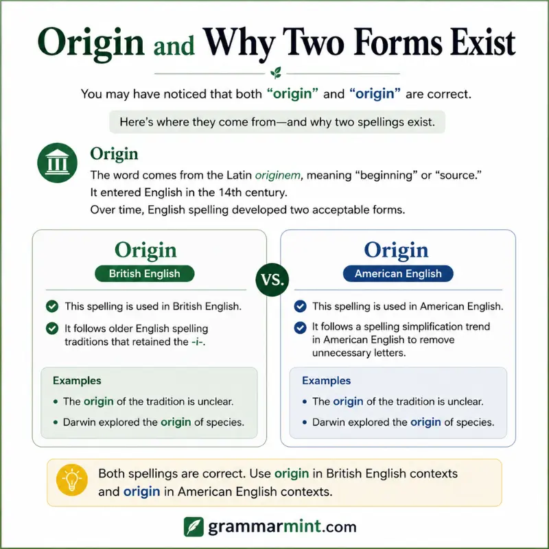 Origin and Why Two Forms Exist