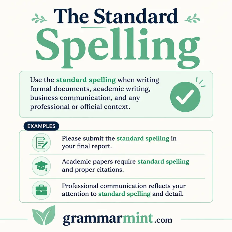 The Standard Spelling