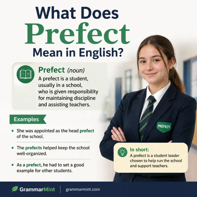 What Does Prefect Mean in English?