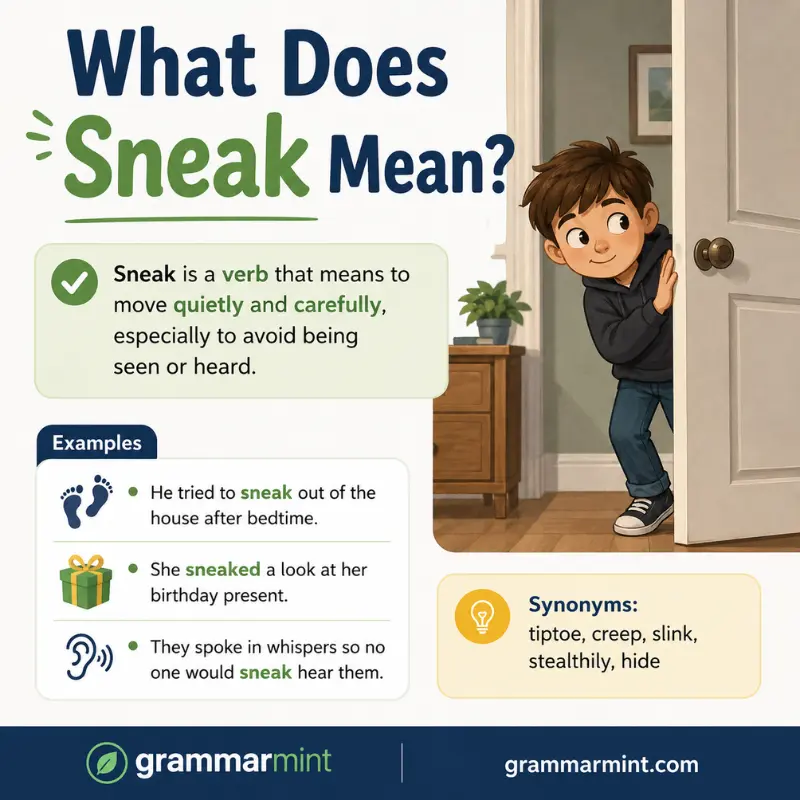 What Does Sneak Mean?