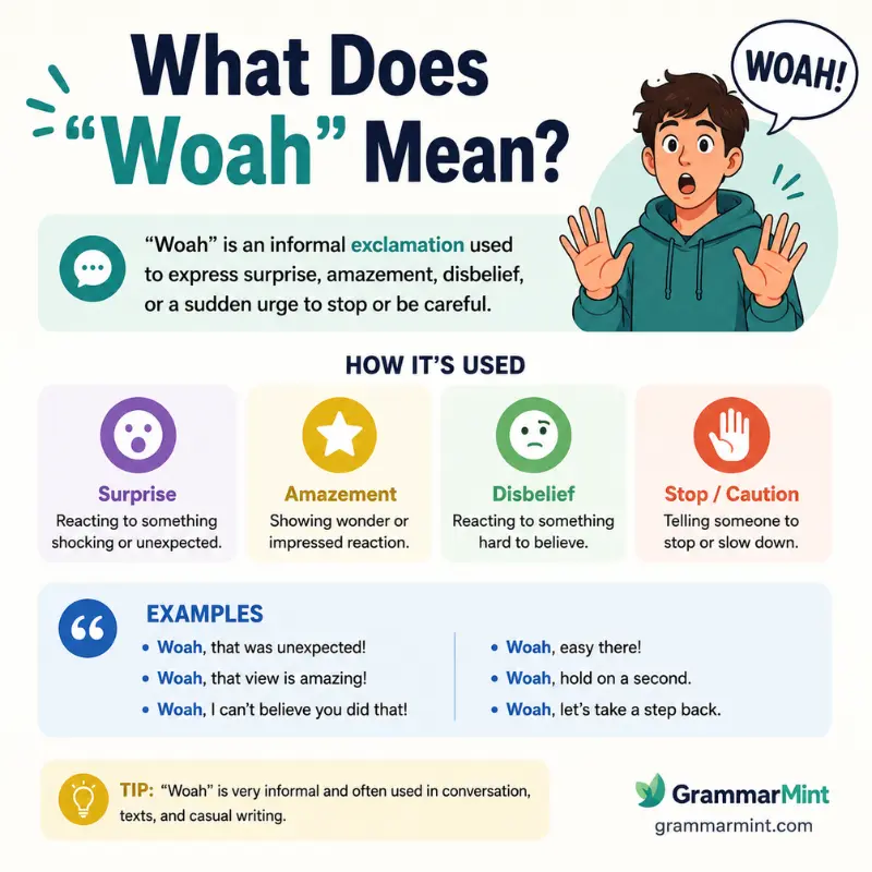 What Does “Woah” Mean?