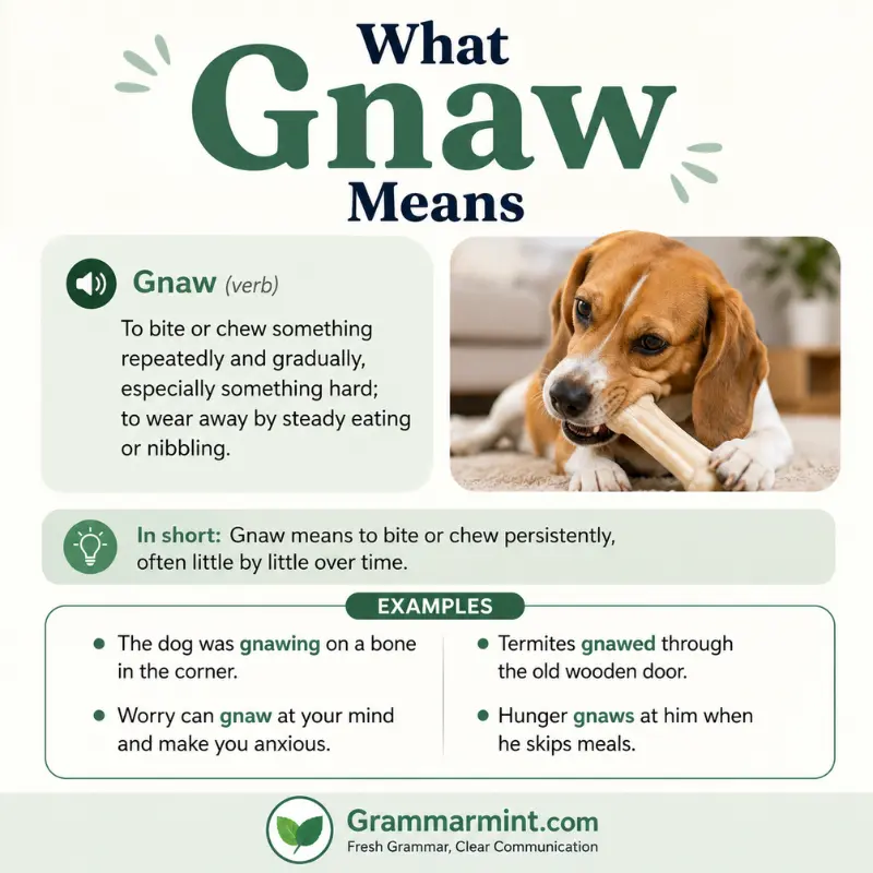 What Gnaw Means