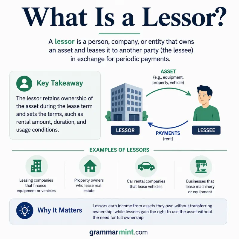 What Is a Lessor?