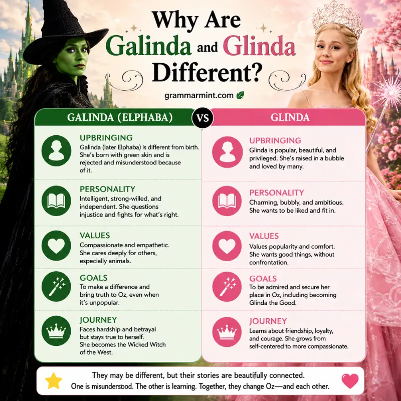 Why Are Galinda and Glinda Different?