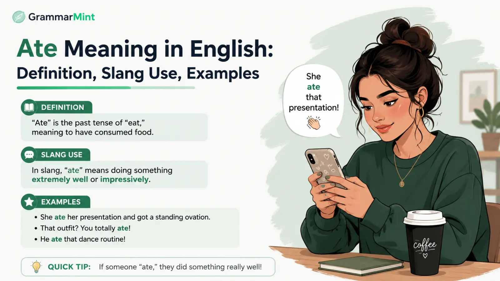 Ate Meaning in English: Definition, Slang Use, Examples - grammarmint.com