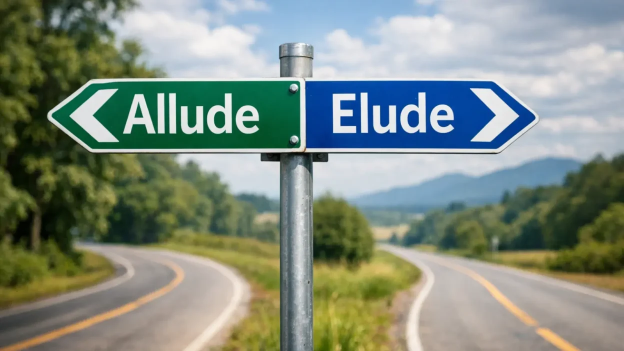 Elude or Allude