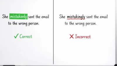 Mistakingly or Mistakenly