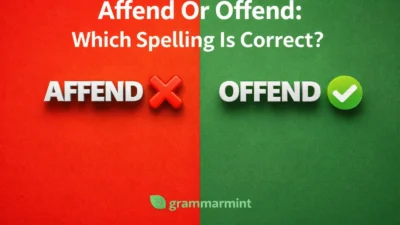 Affend Or Offend: Which Spelling Is Correct?