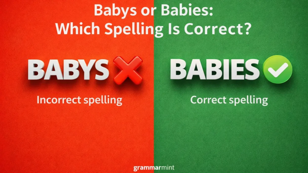 Babys or Babies: Which Spelling Is Correct?