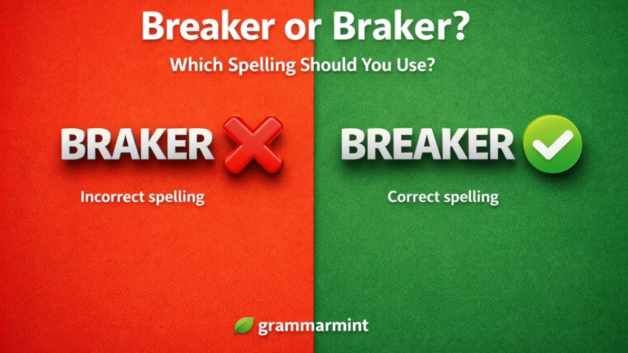 Breaker or Braker? Which Spelling Should You Use?