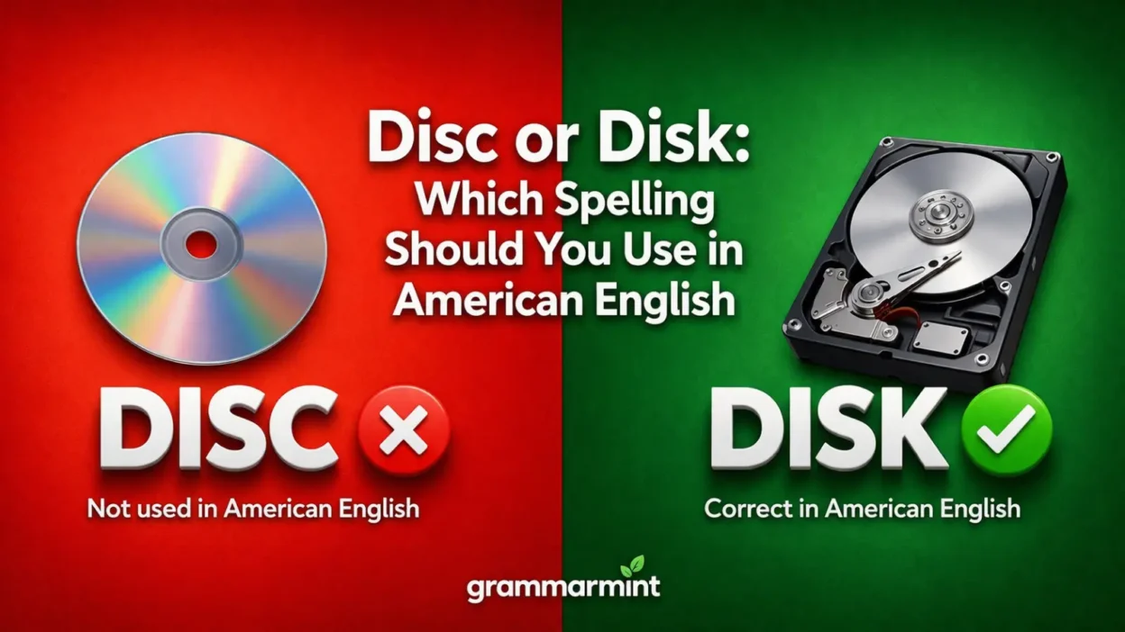 Disc or Disk: Which Spelling Should You Use in American English