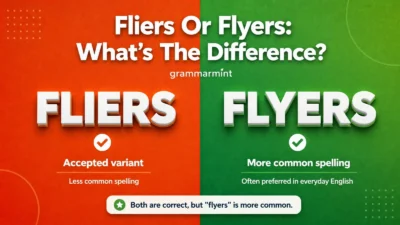 Fliers Or Flyers: What’s The Difference?