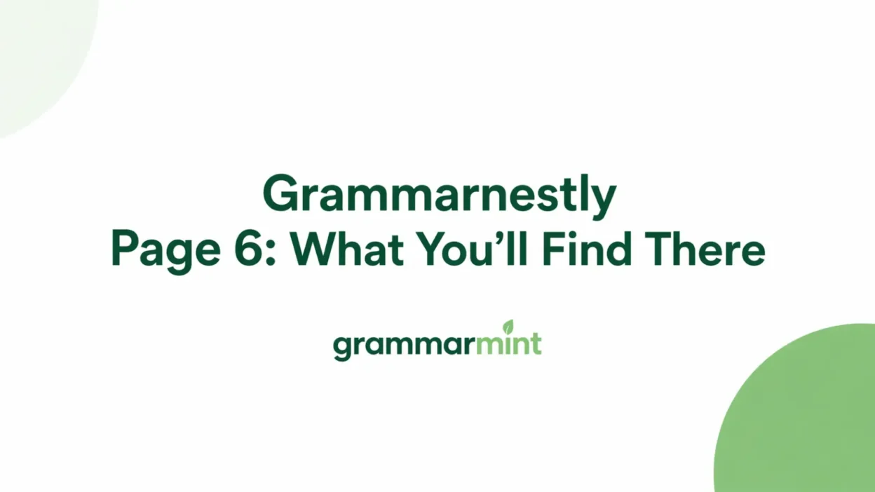 Grammarnestly Page 6: What You’ll Find There