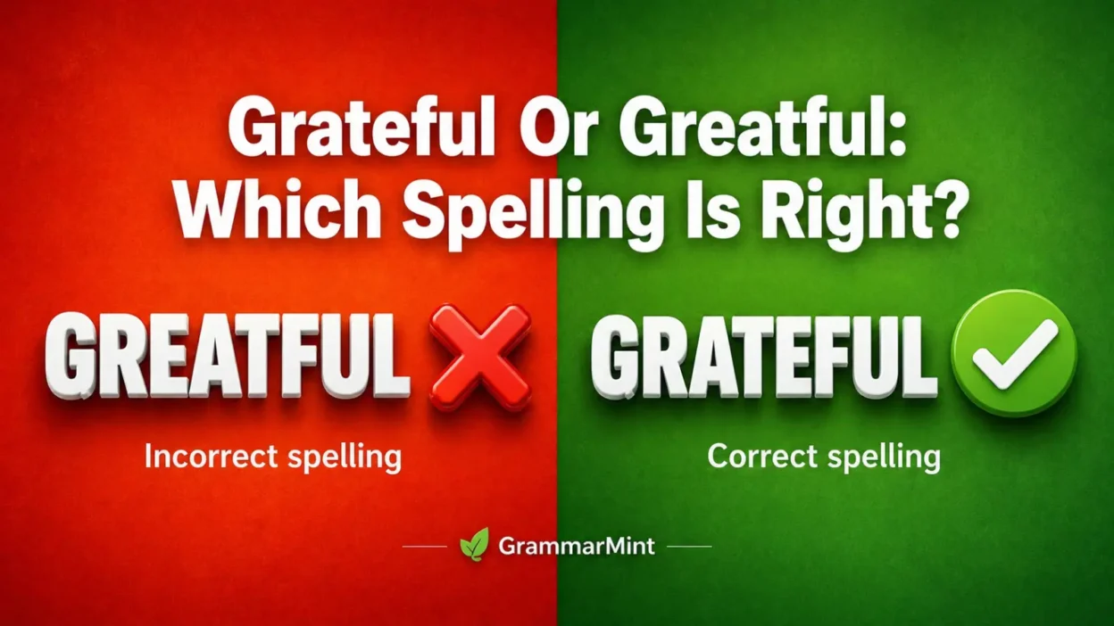 Grateful Or Greatful: Which Spelling Is Right?