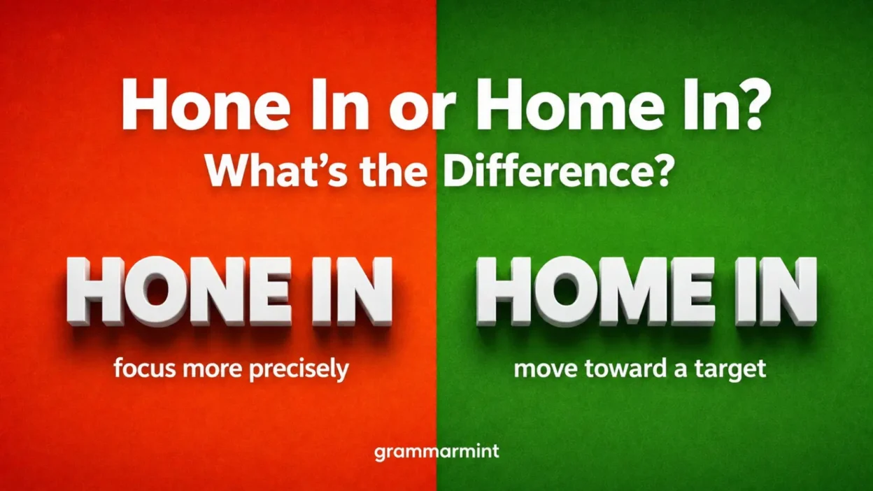 Hone In or Home In? What’s the Difference?