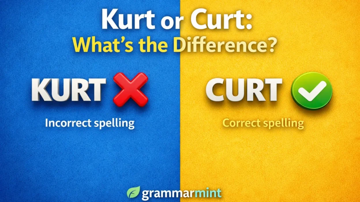 Kurt or Curt: What’s the Difference?