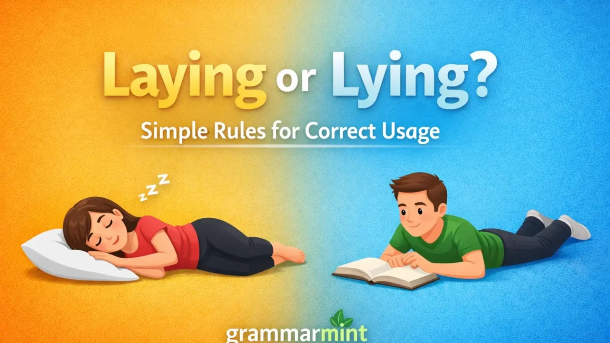 Laying or Lying? Simple Rules for Correct Usage