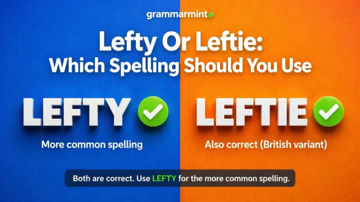 Lefty Or Leftie: Which Spelling Should You Use