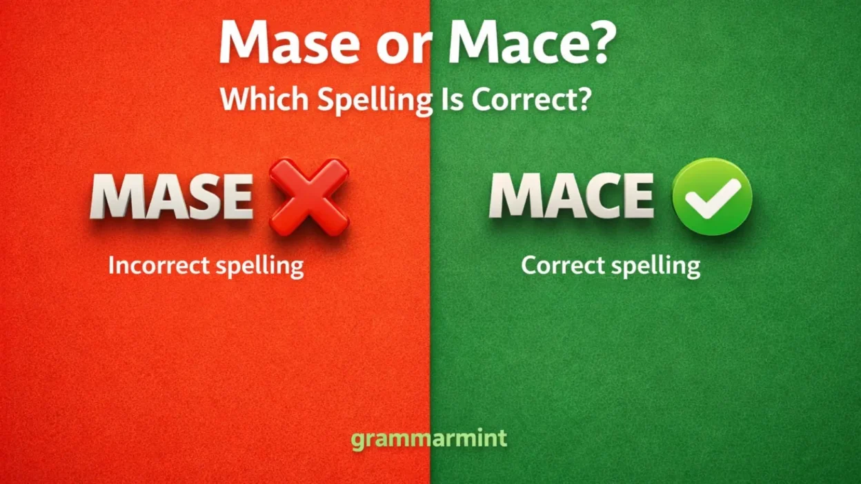 Mase or Mace? Which Spelling Is Correct?