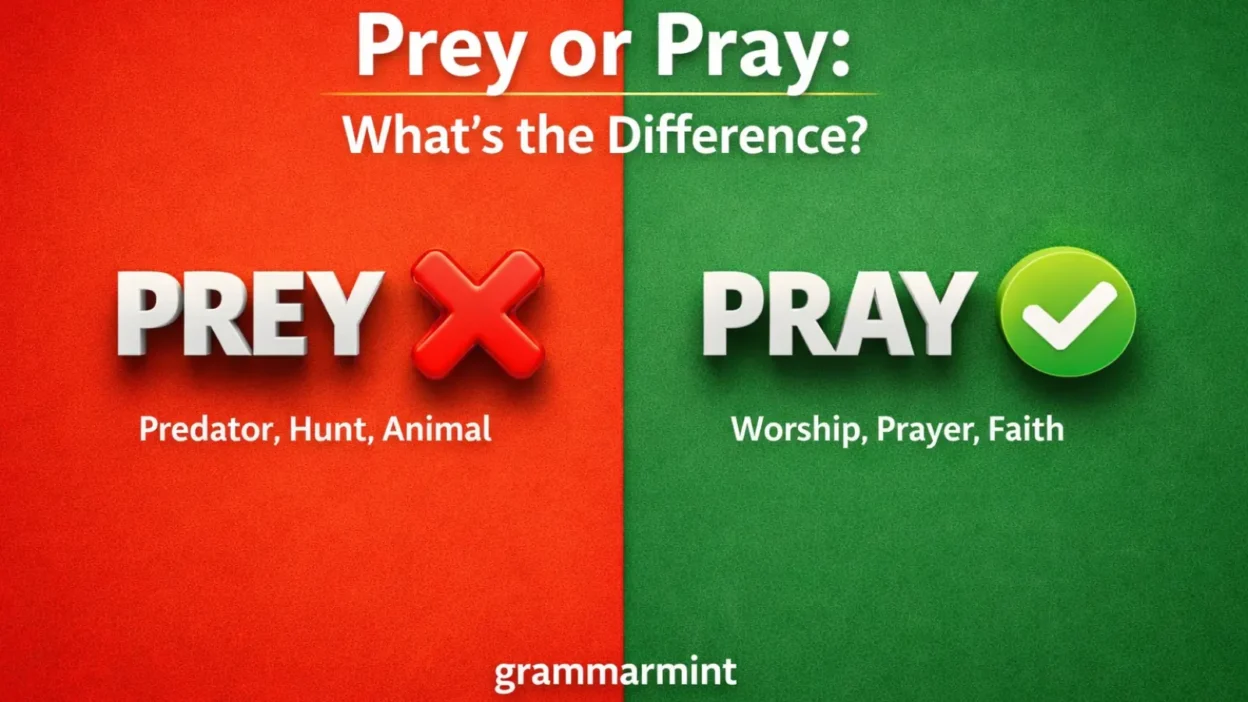 Prey or Pray: What’s the Difference?