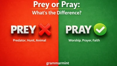 Prey or Pray: What’s the Difference?