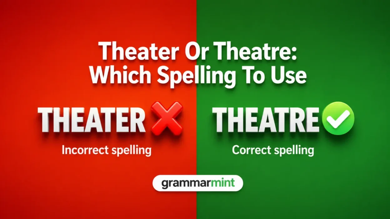 Theater Or Theatre: Which Spelling To Use