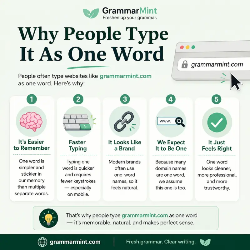 Why People Type It As One Word
