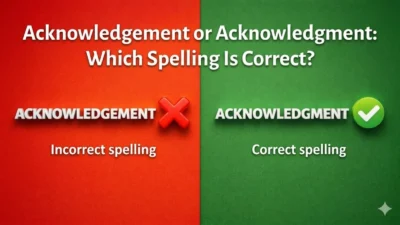 Acknowledgement or Acknowledgment: Which Spelling Is Correct?