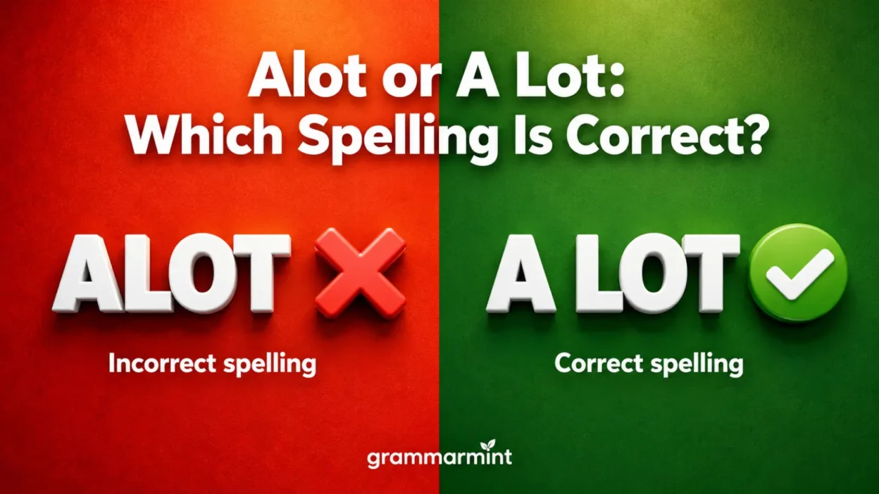 Alot or A Lot: Which Spelling Is Correct?
