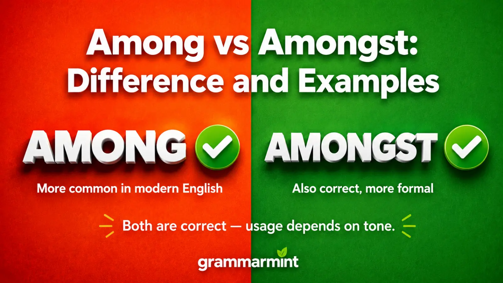 Among vs Amongst: Difference and Examples - grammarmint.com