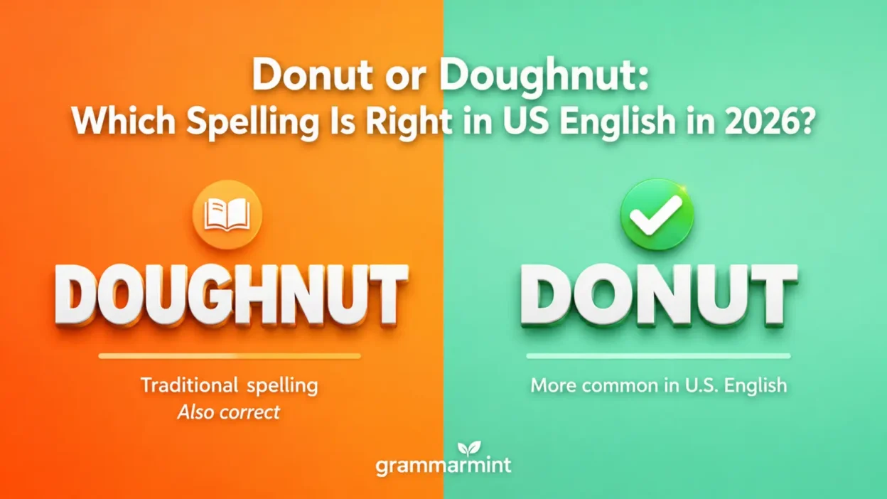 Donut or Doughnut: Which Spelling Is Right in US English in 2026?