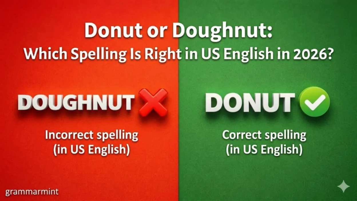 Donut or Doughnut: Which Spelling Is Right in US English in 2026?