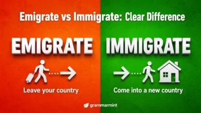 Emigrate vs Immigrate: Clear Difference