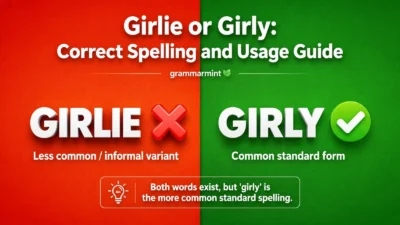 Girlie or Girly: Correct Spelling and Usage Guide
