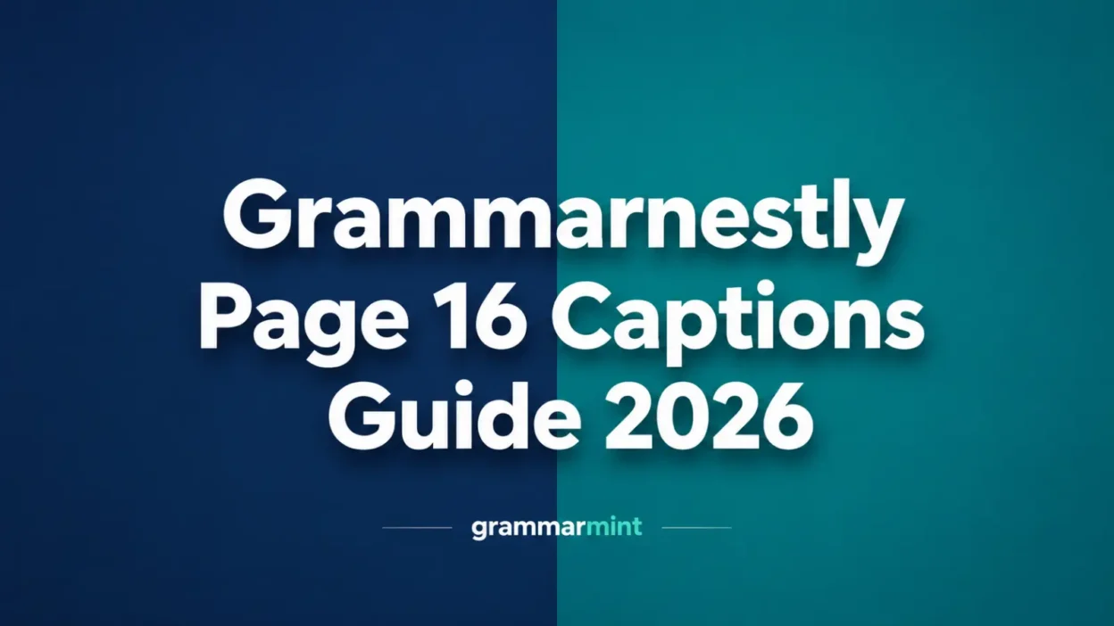 Grammarnestly Page 16 Captions Guide 2026