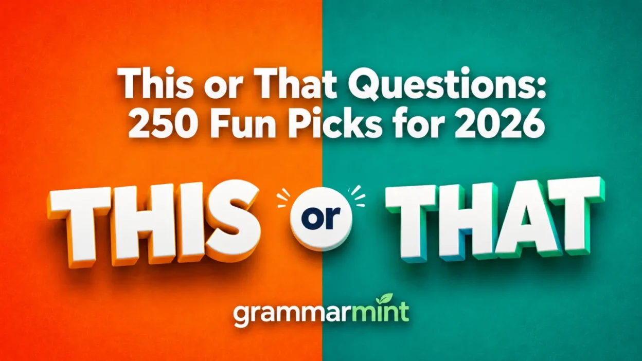 This or That Questions: 250 Fun Picks for 2026