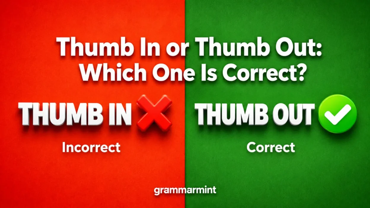 Thumb In or Thumb Out: Which One Is Correct?