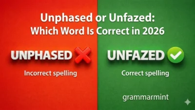 Unphased or Unfazed: Which Word Is Correct in 2026