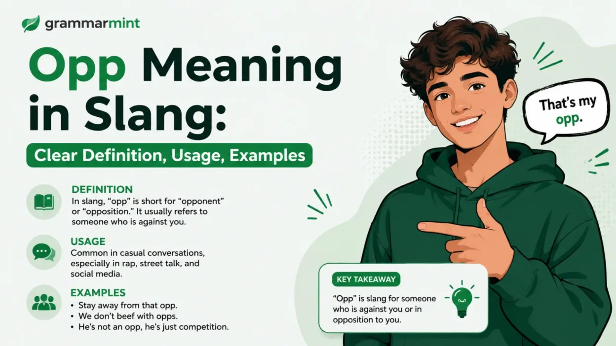 Opp Meaning in Slang: Clear Definition, Usage, Examples