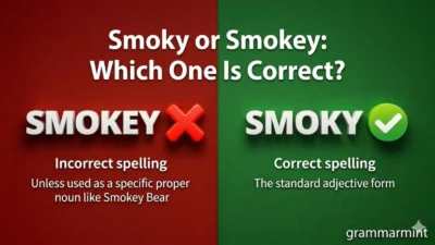Smoky or Smokey: Which One Is Correct?