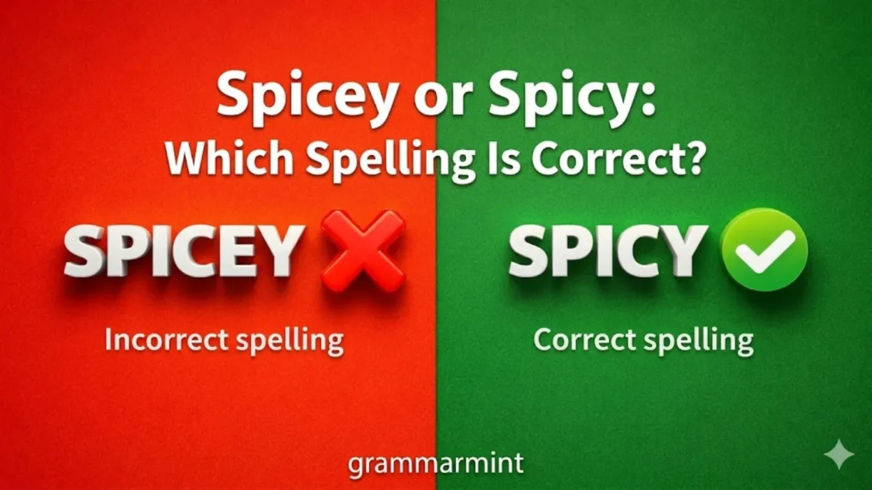 Spicey or Spicy: Which Spelling Is Correct?