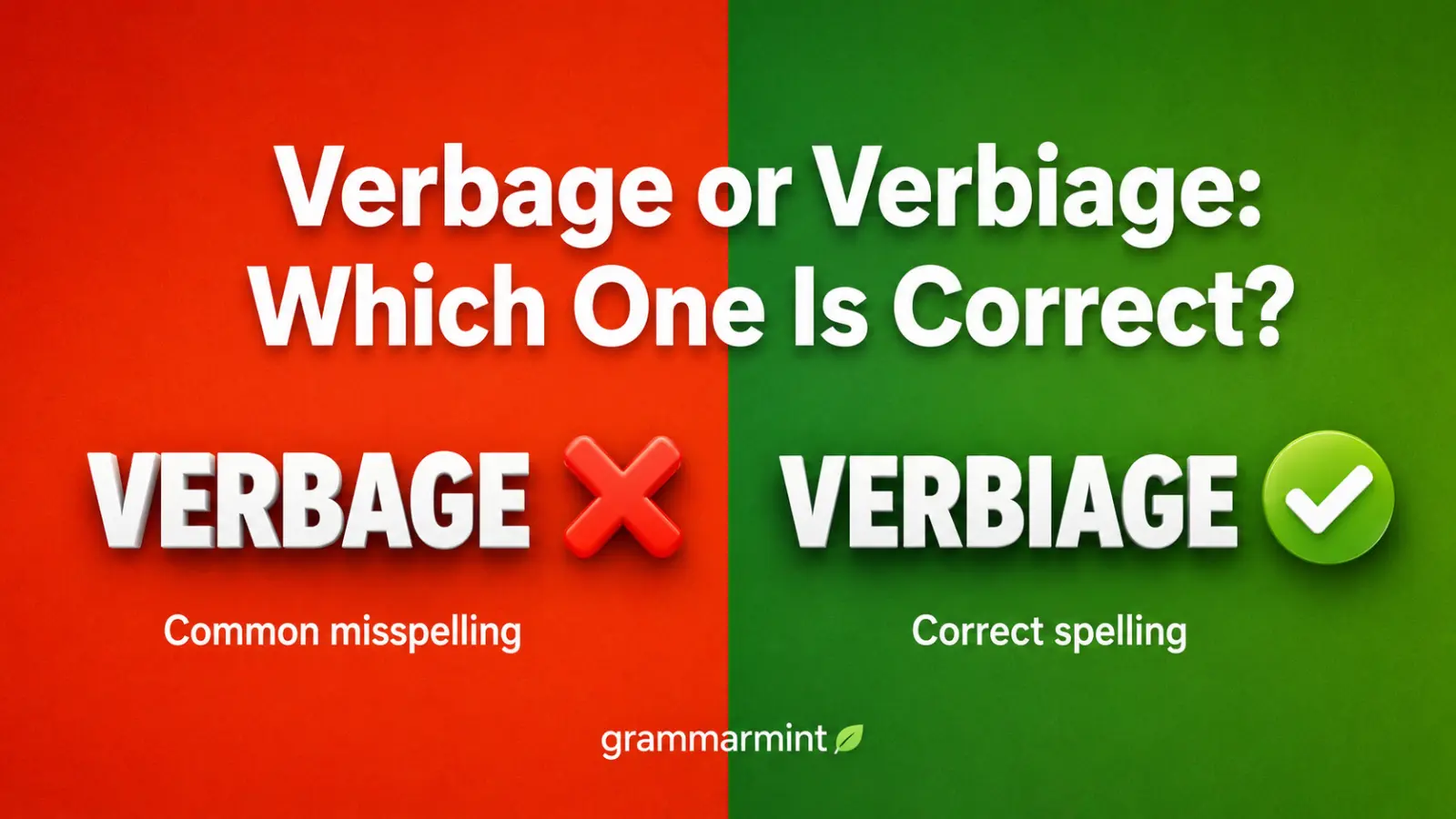 Verbage Verbage or Verbiage: Which One Is Correct? - grammarmint.com