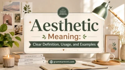 Aesthetic Meaning: Clear Definition, Usage, and Examples